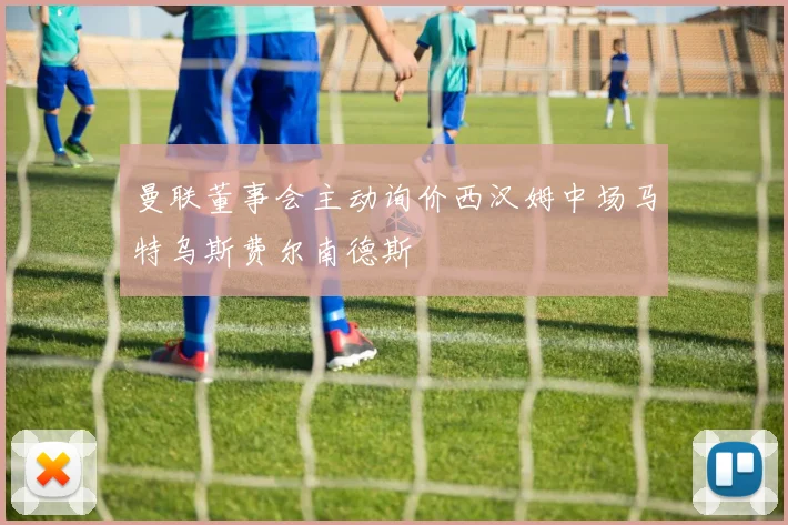 曼联董事会主动询价西汉姆中场马特乌斯费尔南德斯